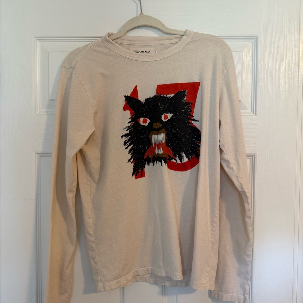 Imogene + Willie Cream Long Sleeve Shirt